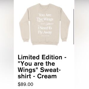 Jonas Brothers Cream Graphic Women’s Crewneck Sweater